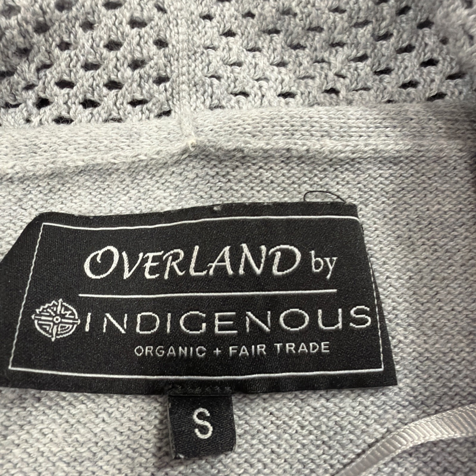 Overland By Indigenous Dawn Organic Cotton Circle Cardigan Sweater Size Small — image 2 of 7